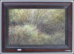 Jean-Claude Cubaynes - An accomplished framed oil on canvas picture, of a woodland meadow scene