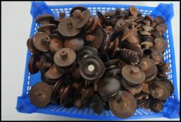 A good collection of furniture knobs dating from t