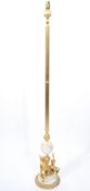 An exceptional marble and gilt metal standard lamp