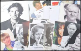 British Sitcom Autographs; A large collection of assorted signed publicity photographs, largely by