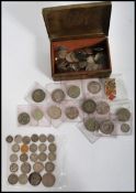 A group of pre decimal coins dating from the 19th century to include silver examples. Please see