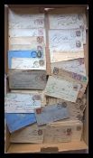 Box of Victorian commercial correspondence (Envelopes & Postcards) all to same addressee: a Music
