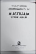 Postal History: A collection of Australian stamps contained within an album dating from the early