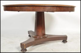 A Victorian mahogany tilt top breakfast / loo tabl