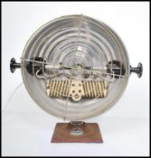 A vintage retro mid 20th century Pifco Sun Lamp being converted into a desk lamp.