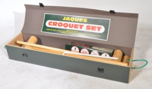 A vintage retro 20th century Jacques Croquet Set in the original box complete with the contents to