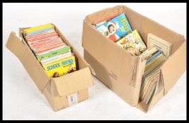 A large collection of vintage girls annuals dating from the 1950 / 60s to include Judy, Girls