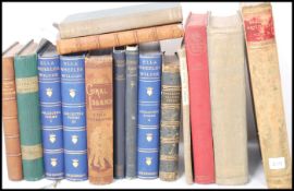 A collection of Antique books dating from the 19th century from various authors to include Poems