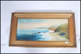 An early 19th century oil on canvas painting of a