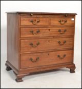 A 19th century  mahogany bachelors chest. Of good proportions having a configuration of  short
