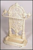 A 19th century Scottish Victorian cast iron stick stand, from the Carron Iron Works, Falkirk, with