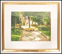 Ilana Richardson.  Sorrento Garden a limited edition colour print, signed and numbered in pencil.