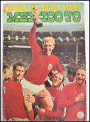 A vintage 1970's Mexico 70 world cup soccer footba