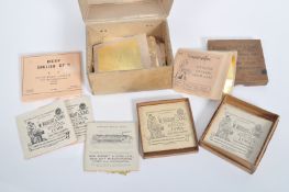 A collection of vintage 20th century Gold Leaf square sheets predominately by the makers W.