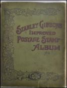 An early 20th century stamp album to include many