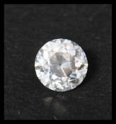 A brilliant cut 1 and a quarter carat moissanite s