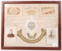 WWI ALBERT EVANS MEMORIAL & PERSONAL EFFECTS