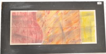 Nuno d'Oliveira -  A Nuno d'Oliveira wall hanging studio abstract artwork glazed tile diorama