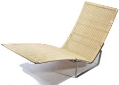 After Poul Kjærholm - A  chaise longue lounger model no  PK24 designed by Poul Kjaerholm