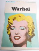 Andy Warhol An original 1970's exhibition poster f