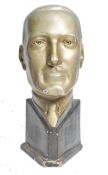 A vintage 1930's Art Deco papier mache  shop display stand - bust of a vintage gentleman by Pytram