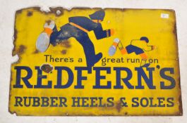 A vintage 20th century vitreous enamel advertising