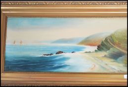 An early 19th century oil on canvas painting of a