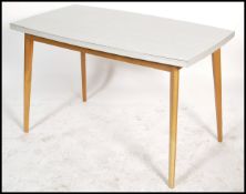 A set of 4 contemporary - retro style bentwood cafe chairs raised on turned legs with panel seats