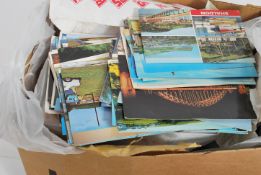 Postcards; a large collection of assorted 20th century postcards. Albums, and loose. Likely 1000+ in