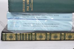 A collection of vintage books dating from the 19th century to include Travels In Tartary, Thibet And