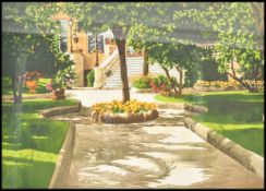 Ilana Richardson.  Sorrento Garden a limited edition colour print, signed and numbered in pencil.