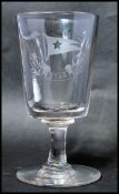 WHITE STAR LINE WINE GLASS