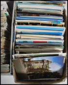 Postcard accumulation. All UK and worldwide in five shoeboxes, approx 3,000 cards.