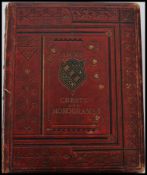 A Victorian album of Arms, Crests & Monograms having a fabulous collection of applied clipped