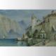 William Collingwood Smith, (1815-1887), Lake Orta, signed watercolour, 19 x 29cm, - Image 1 of 6