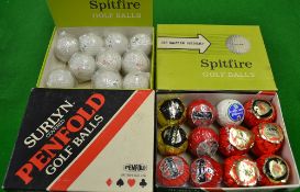 22x assorted wrapped golf balls to incl 10 Spitfire, Penfold Pat, Dunlop Warwick and Jack Nicklaus