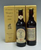 1994 Warwickshire C.C.C. Champion Season Bass Beers bottles 'Champion Brew' a limited edition