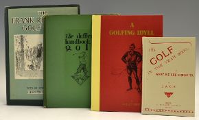 Early and scarce amusing golfing books (4) to incl Frank Reynolds & Darwin, Bernard - 