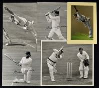 Ken Kelly Stamped Cricket Signed Photographs stamped Ken Kelly to the reverse and include Clive