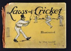 Early cricket book by Chas Crombie titled 