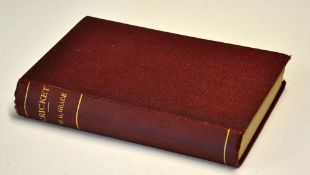 1891 Cricket Book by W. G. Grace - 