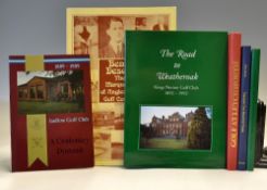 Golf Club Histories including Worcestershire GC (signed by author), Edgbaston GC 1896-1986,