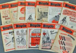 Collection of 1947/48 bicycling magazine's to include 1947 