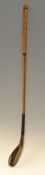 Fine R Simpson Carnoustie handmade commemorative beech wood longnose half size play club - fine