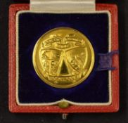 1910 Lytham St Anne's Golf Club Gold Medal - engraved on the back 