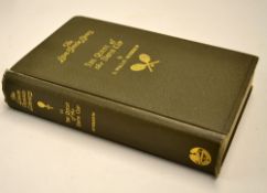 1928 Davis Cup tennis book signed by the author S Wallace Merrihew titled 