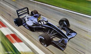 Motor Racing Poster Selection including 1976 German Grand Prix, 1996 Mercedes Touring Car