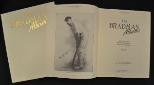 Signed Don Bradman Cricket 'The Bradman Albums' includes Volume I 1925-1934 signed twice to front
