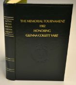 U.S Memorial Golf Tournament Leather bound commemorative book 1982 - Honoring Glenna Collett Vare