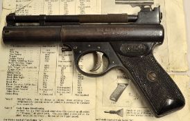 Air Pistol: Early .177 Webley and Scott 